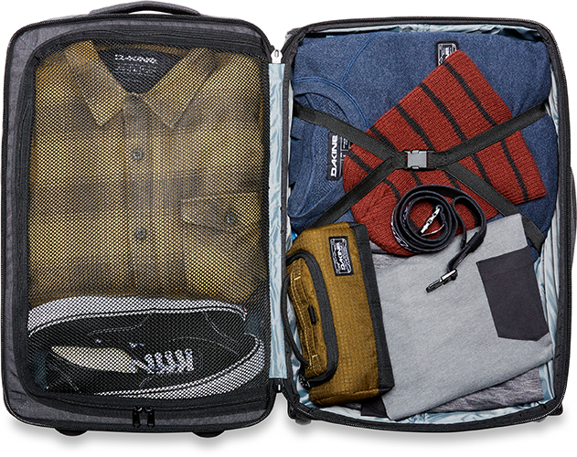 DAKINE CARRY ON ROLLER 42L CARBON Dakine.ru